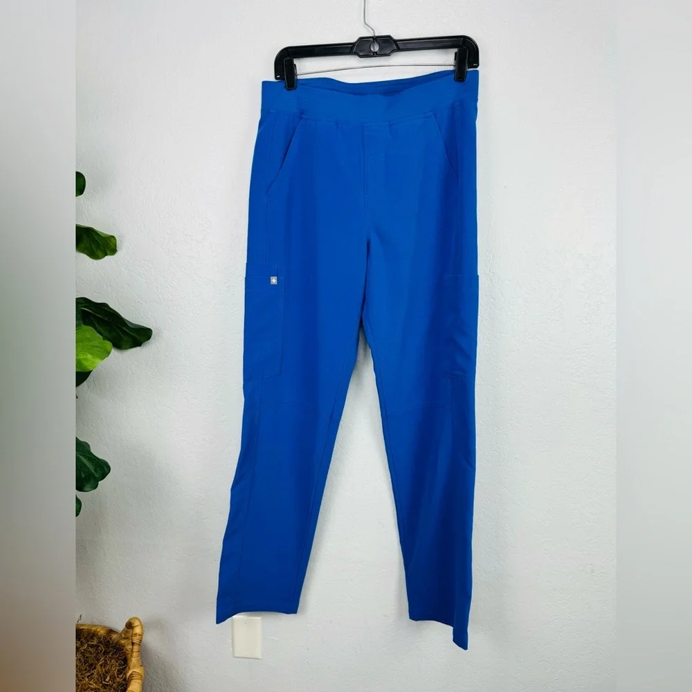 Figs Men’s Axim Royal Blue Cargo Scrub Pants